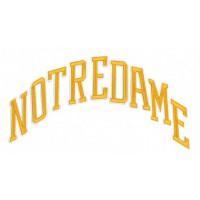 Embroidery patch NOTRE DAME ( loose letters ) 27,5cm x 14,5cm