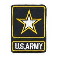 Parche bordado U.S. ARMY 2,7cm x 4cm