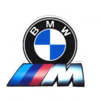 Parche textil BMW M 4,5cm x 4cm