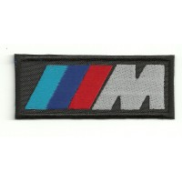 Parche bordado BMW M 4cm x 1,5cm