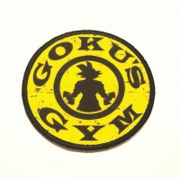 Parche bordado y textil GOKU'S GYM 4cm 