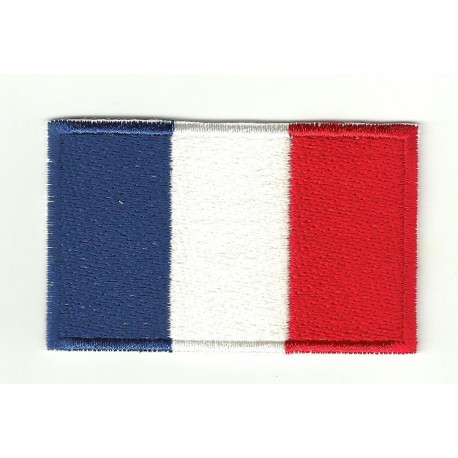 Patch embroidery FLAG FRANCE 7CM X 5CM