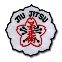 Patch embroidery JIU JITSU 9cm X 4CM
