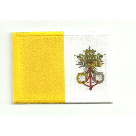 Patch embroidery and textile VATICAN CITY 4CM X 3CM