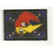 Embroidery and textile patch WOODY WOODPECKER FLAG 7cm x 5cm