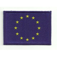 Patch embroidery and textile FLAG EUROPE 7CM X 5CM
