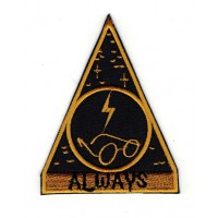Parche bordado Harry Potter ALWAYS 3,5cm x 4,5cm