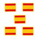 Embroidery patch SPAIN FLAG PACK 4CM x 3CM