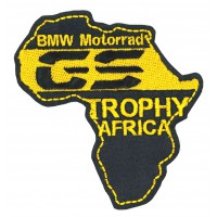 Parche bordado BMW TROPHY AFRICA GS 40 YEARS 9cm x 9,5cm