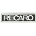 Parche bordado RECARO NEGRO / BLANCO / BL​ANC 22,5cm x 5,2cm
