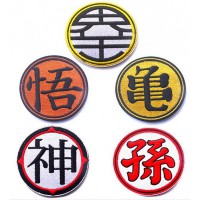 Patch embroidery DRAGON BALL Z PACK 5u 8cm