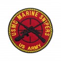 Patch embroidery US ARMY MARINE 8cm