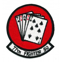 Embroidery patch 77TH FIGHTER SQUADRON 7cm x 8cm