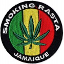 Parche bordado JAMAIQUE SMOKING 8cm 