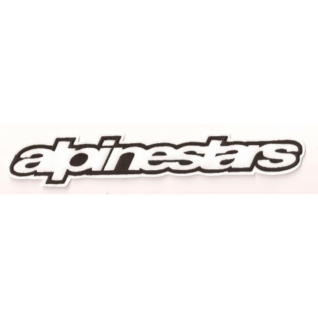 Patch embroidery ALPINESTARS BLACK 26cm x 4,2cm