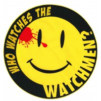 Embroidery patch WHO WATCHES THE WATCHMEN? 20cm 