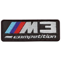Parche bordado BMW M3 10cm x 3,5cm
