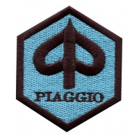 Embroidery Patch PIAGGIO BLUE 6,5cm x 8cm