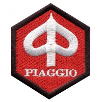 Embroidery Patch PIAGGIO RED 8cm x 8cm