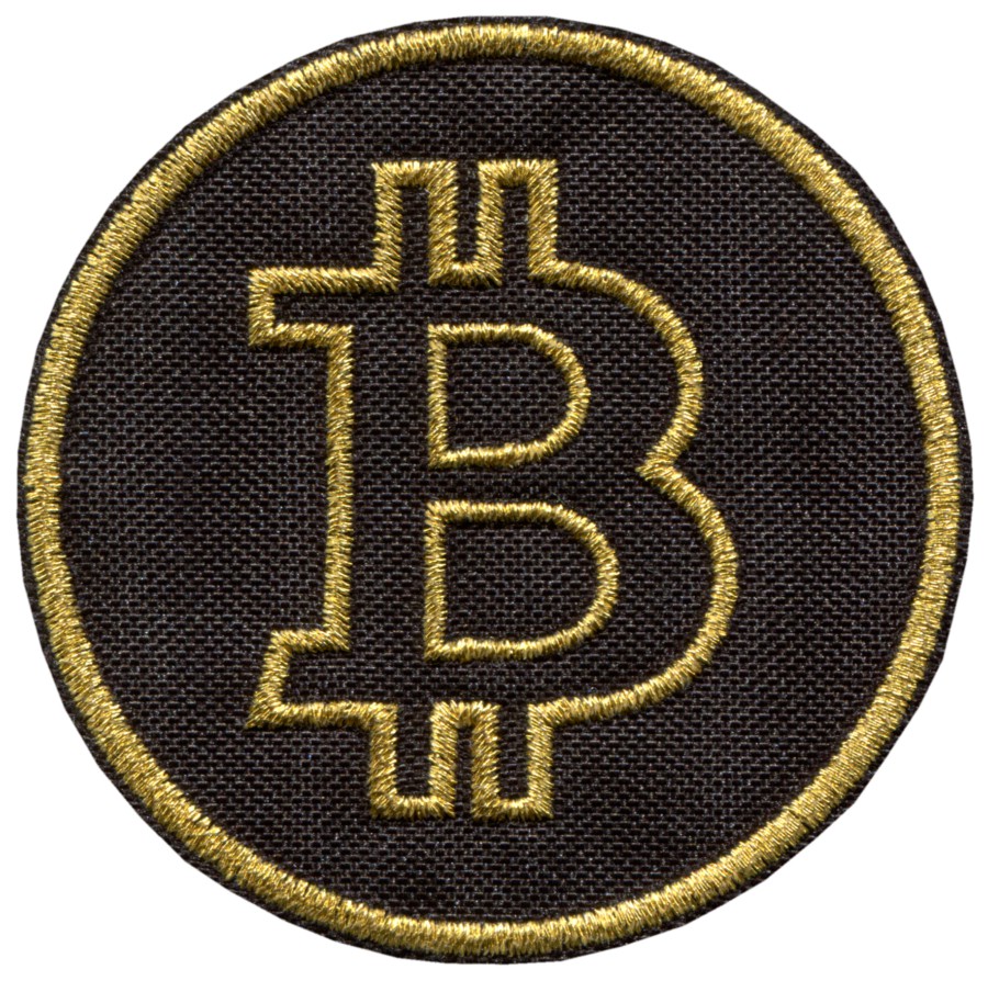 embroidery patch BITCOIN 8cm - Los Parches