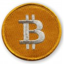 embroidery patch BITCOIN GOLD 8cm