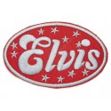 embroidery patch ELVIS RED 9cm x 4,5