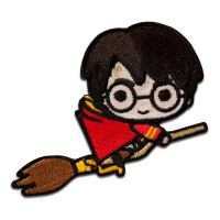 Embroidery patch Harry Potter broom x 7cm
