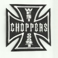 embroidery patch CRUZ WEST CHOPPERS 30cm x 30cm