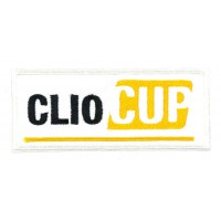 Parche bordado RENAULT CLIO CUP 10cm x 4cm