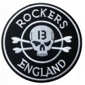 Embroidery patch ROCKERS ENGLAND 8cm 