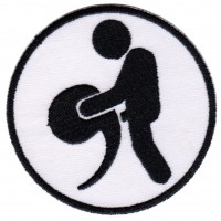 Embroidery patch SEX 8cm