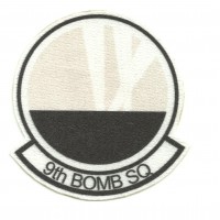 Textile patch 9th BOMB SQUADRON 7,5cm x 8cm