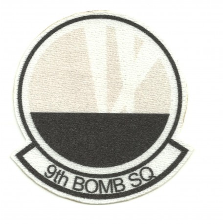 Parche textil 9th BOMB SQUADRON 7,5cm x 8cm