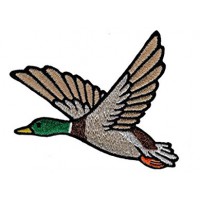 Embroidery patch FLYING DUCK 8cm x 7cm