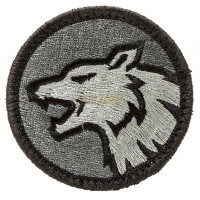  embroidered patch WOLF 8cm