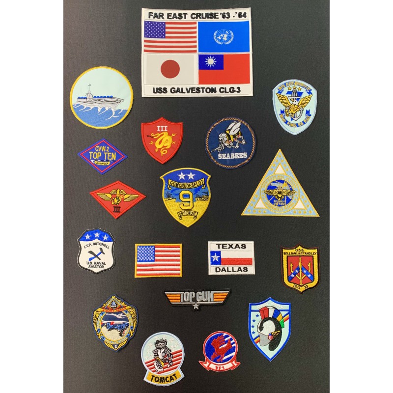 Patch embroidery TOP GUN - PACK 18 PATCHS - Los Parches