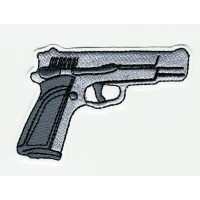 PISTOL embroidered patch 8cm x 5,5cm