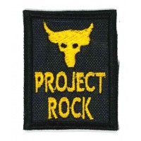 Embroidery patch PROJECT ROCK 3cm x 4cm