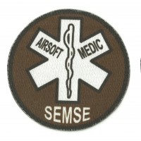 Textile patch AIRSOFT MEDIC SEMSE 3 8,5cm
