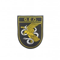 Embrodery patch G.E.O 7,5cm x 9,5cm