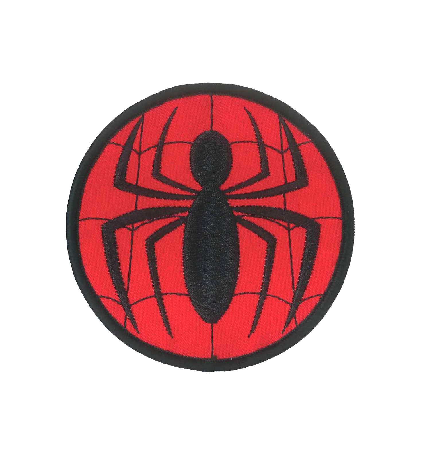 Parche bordado SPIDERMAN LOGO ARAÑA MARVEL 8cm - Los Parches