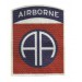 Textile patch 82nd Airborne Division 6,5cm 8cm