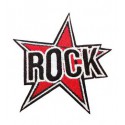 Parche bordado ROCK STAR 7cm x 8cm 