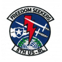 Embroidery patch FREEDOM SEEKERS 5TH US - RL 8,5cm x 8,8cm