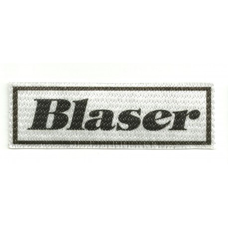 Textile patch BLASER BLANCO 9cm x 3cm