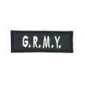 Parche bordado GRIMEY G.R.M.Y. 5cm x 1,5cm