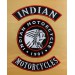 Parche bordado INDIAN MOTORCYCLE 1061 27cm x 35cm