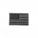 Embroidery patch FLAG USA GRAY 7cm x 5cm
