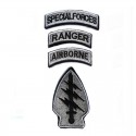 Embroidery patch AIRBORNE SPECIAL FORCE 5cm x 14cm