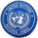 Parche bordado UNITED NATIONS 8cm 